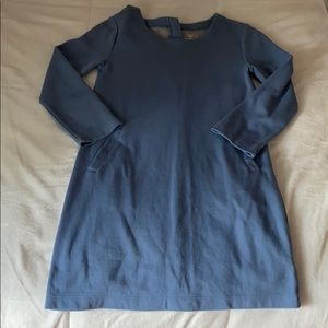 Old Navy girls grey blue dress